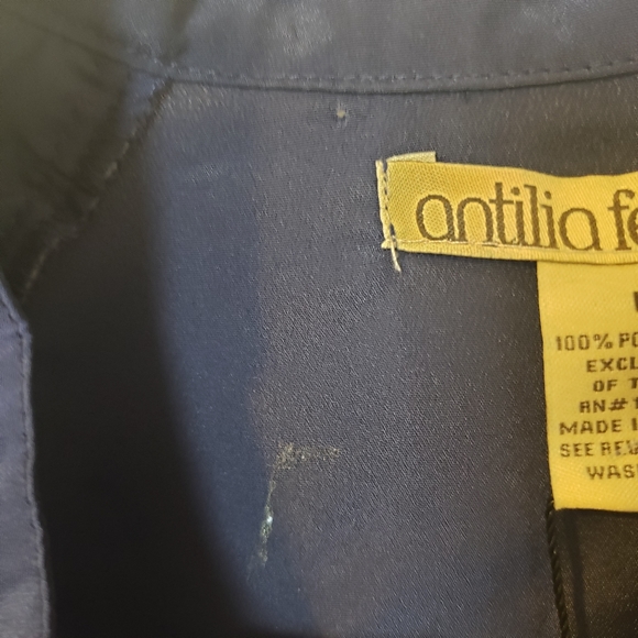NWT Antilia Femme Indigo Long Sleeve Shirt 💙 - Picture 7 of 7
